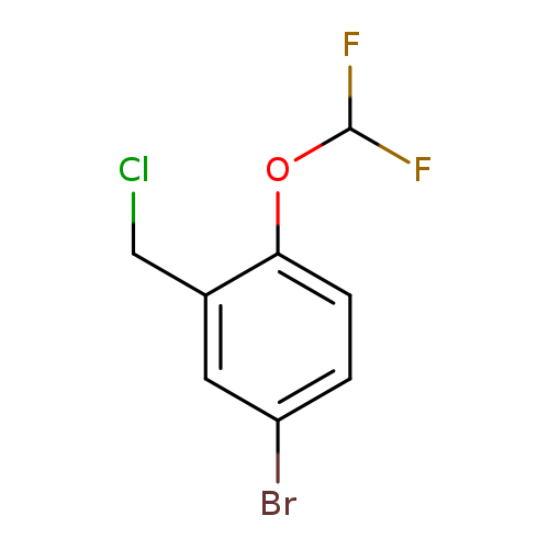 4-bromo-2-(chloromethyl)-1-(difluoromethoxy)benzene