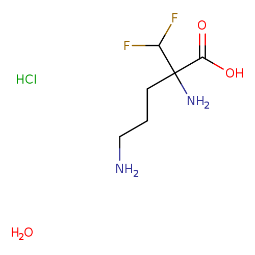 eflornithine ,eflornithine hydrochloride hydrate