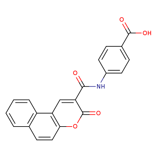 4-{3-oxo-3H-benzo[f]chromene-2-amido}benzoic acid