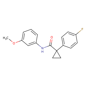 1-(4-fluorophenyl)-N-(3-methoxyphenyl)cyclopropane-1-carboxamide