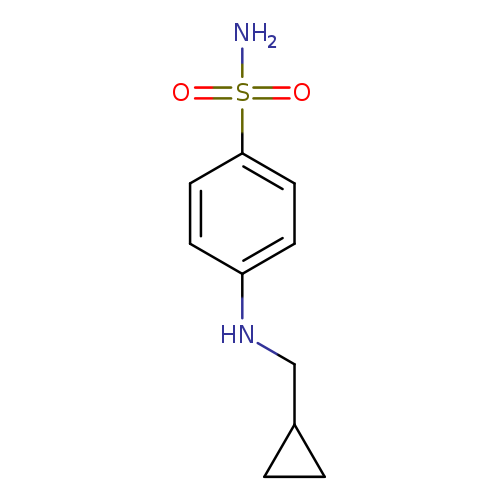 4-[(cyclopropylmethyl)amino]benzene-1-sulfonamide