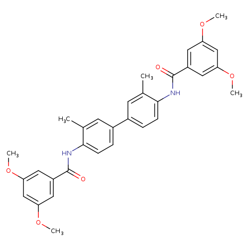 N-[4'-(3,5-dimethoxybenzamido)-3,3'-dimethyl-[1,1'-biphenyl]-4-yl]-3,5-dimethoxybenzamide