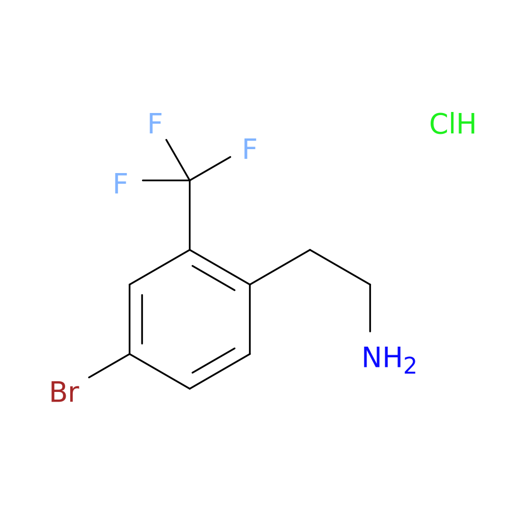 2-[4-bromo-2-(trifluoromethyl)phenyl]ethan-1-amine hydrochloride