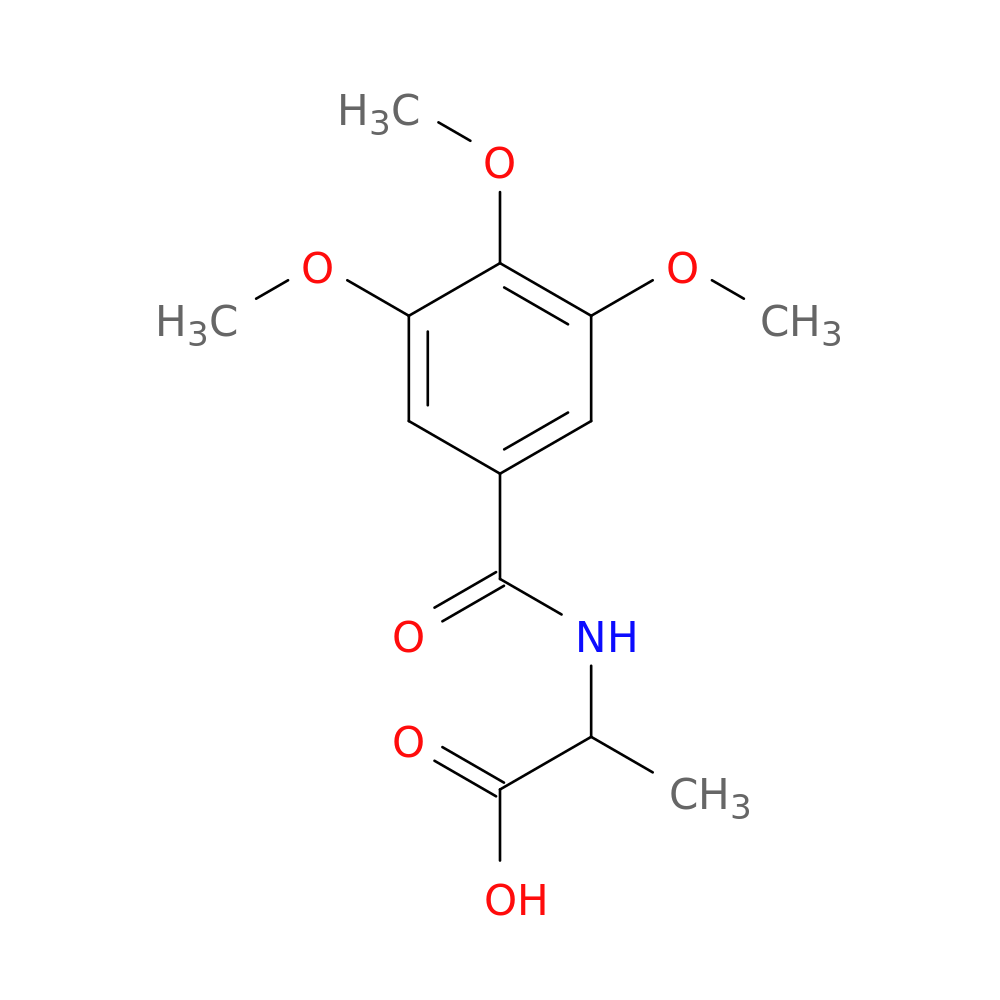 2-[(3,4,5-trimethoxyphenyl)formamido]propanoic acid