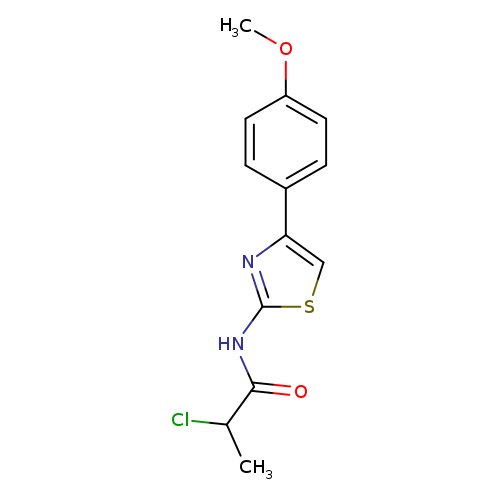 2-chloro-N-[4-(4-methoxyphenyl)-1,3-thiazol-2-yl]propanamide