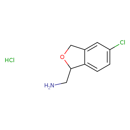 1-(5-chloro-1,3-dihydro-2-benzofuran-1-yl)methanaminehydrochloride