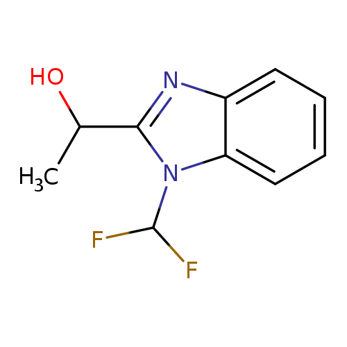 1-[1-(DIFLUOROMETHYL)-1H-BENZIMIDAZOL-2-YL]ETHANOL