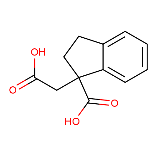 1-(carboxymethyl)-1-indanecarboxylic acid