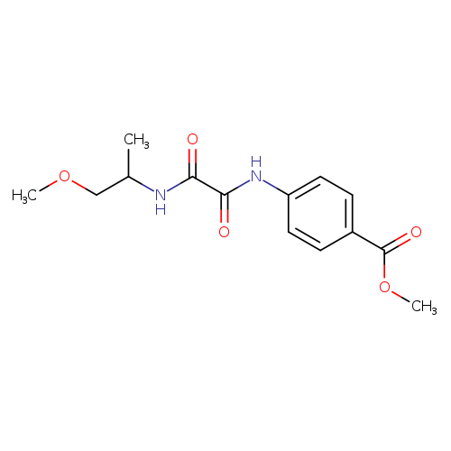 methyl 4-{[(1-methoxypropan-2-yl)carbamoyl]formamido}benzoate