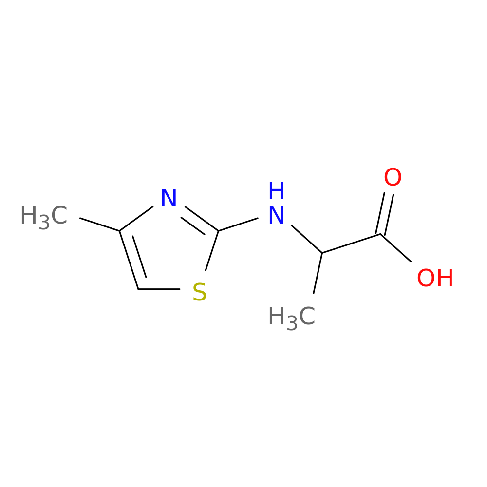 2-[(4-methyl-1,3-thiazol-2-yl)amino]propanoic acid