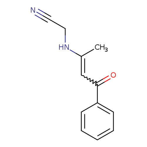 2-((4-Oxo-4-phenylbut-2-en-2-yl)amino)acetonitrile