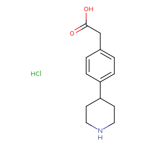 2-[4-(piperidin-4-yl)phenyl]acetic acid hydrochloride