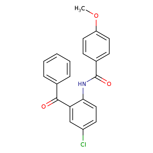 N-(2-benzoyl-4-chlorophenyl)-4-methoxybenzamide