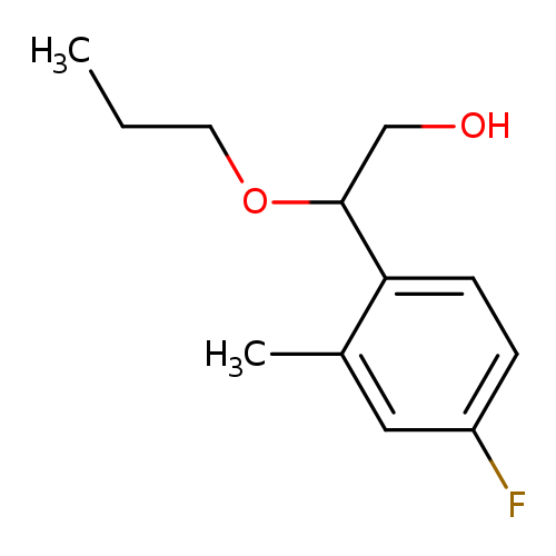 2-(4-fluoro-2-methylphenyl)-2-propoxyethan-1-ol