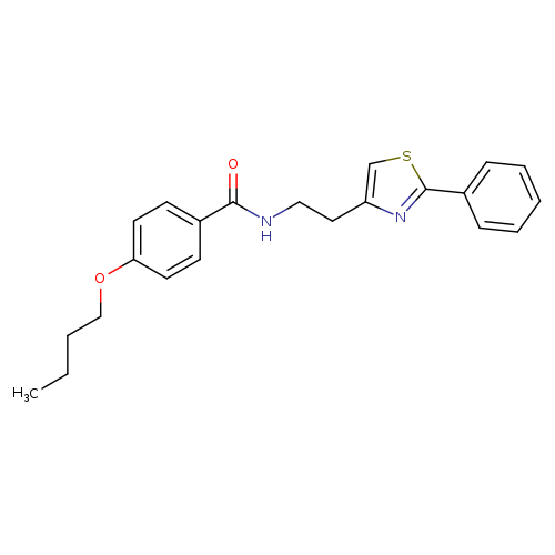4-butoxy-N-[2-(2-phenyl-1,3-thiazol-4-yl)ethyl]benzamide