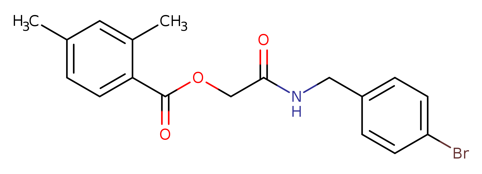 {[(4-bromophenyl)methyl]carbamoyl}methyl 2,4-dimethylbenzoate