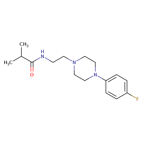N-{2-[4-(4-fluorophenyl)piperazin-1-yl]ethyl}-2-methylpropanamide