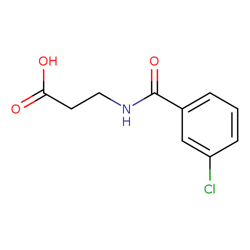 3-[(3-CHLOROPHENYL)FORMAMIDO]PROPANOIC ACID