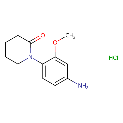 1-(4-amino-2-methoxyphenyl)piperidin-2-one hydrochloride