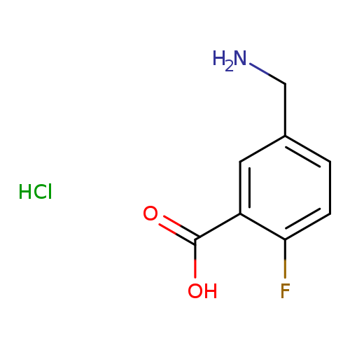 5-(aminomethyl)-2-fluorobenzoic acid hydrochloride