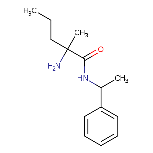 2-amino-2-methyl-N-(1-phenylethyl)pentanamide