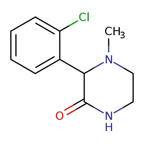 3-(2-chlorophenyl)-4-methylpiperazin-2-one