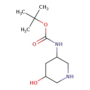 Carbamic acid, N-(5-hydroxy-3-piperidinyl)-, 1,1-dimethylethyl ester
