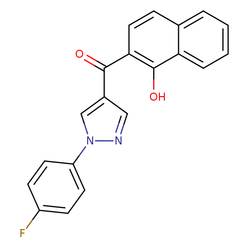 2-[1-(4-fluorophenyl)-1H-pyrazole-4-carbonyl]naphthalen-1-ol