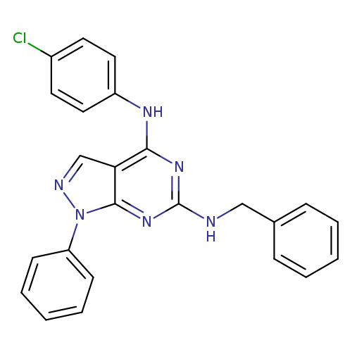 N6-benzyl-N4-(4-chlorophenyl)-1-phenyl-1H-pyrazolo[3,4-d]pyrimidine-4,6-diamine