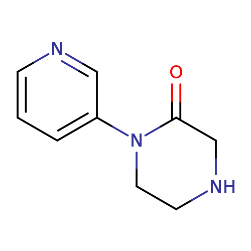 Piperazinone, 1-(3-pyridinyl)- (9CI)
