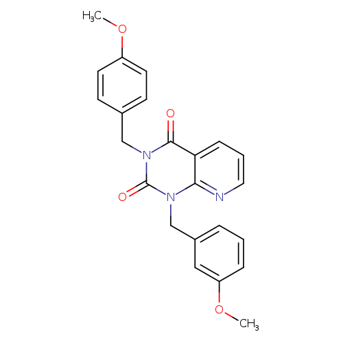 1-[(3-methoxyphenyl)methyl]-3-[(4-methoxyphenyl)methyl]-1H,2H,3H,4H-pyrido[2,3-d]pyrimidine-2,4-dione