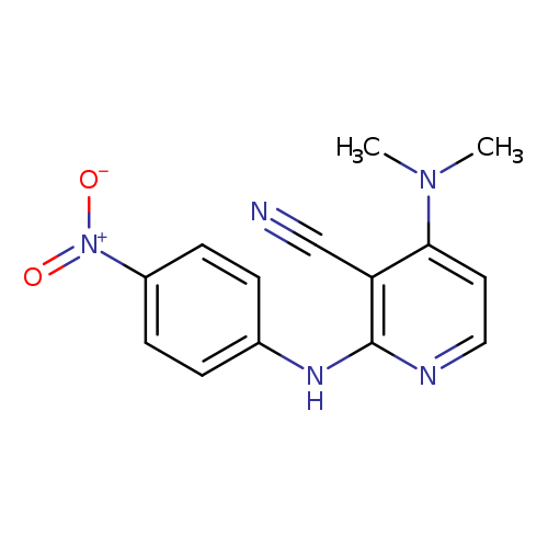 4-(dimethylamino)-2-[(4-nitrophenyl)amino]pyridine-3-carbonitrile