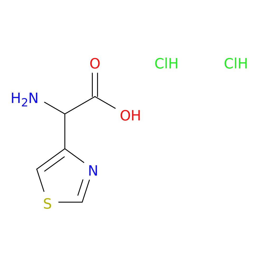 2-amino-2-(1,3-thiazol-4-yl)acetic acid dihydrochloride