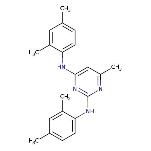 N2,N4-bis(2,4-dimethylphenyl)-6-methylpyrimidine-2,4-diamine