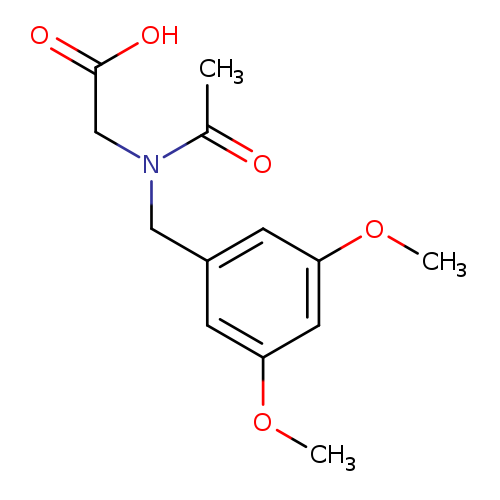2-{N-[(3,5-dimethoxyphenyl)methyl]acetamido}aceticacid
