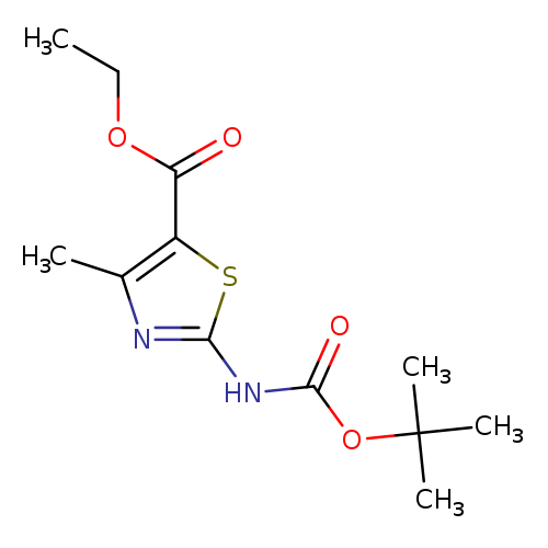 Ethyl 2-(tert-butoxycarbonylamino)-4-methylthiazole-5-carboxylate