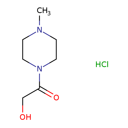 2-Hydroxy-1-(4-methylpiperazin-1-yl)ethanone hydrochloride