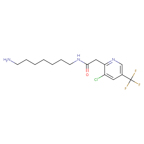 N-(7-aminoheptyl)-2-[3-chloro-5-(trifluoromethyl)pyridin-2-yl]acetamide