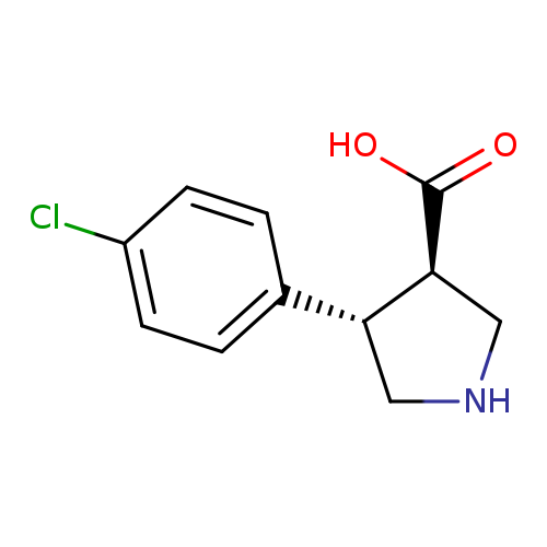 rac-(3R,4S)-4-(4-chlorophenyl)pyrrolidine-3-carboxylic acid