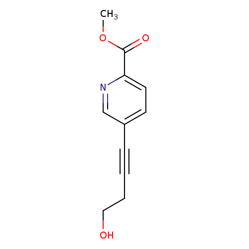 methyl 5-(4-hydroxybut-1-yn-1-yl)pyridine-2-carboxylate