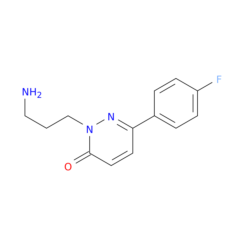 2-(3-AMINOPROPYL)-6-(4-FLUOROPHENYL)PYRIDAZIN-3(2H)-ONE