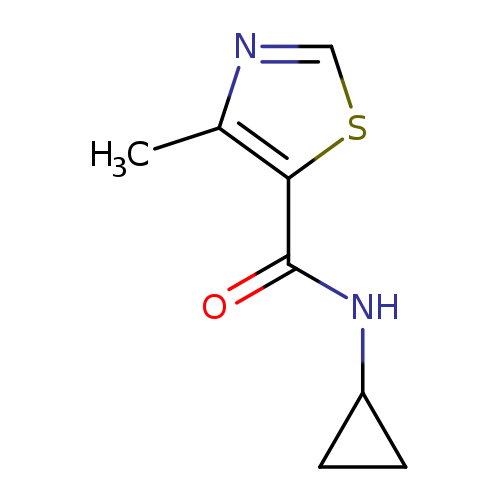 N-cyclopropyl-4-methyl-1,3-thiazole-5-carboxamide
