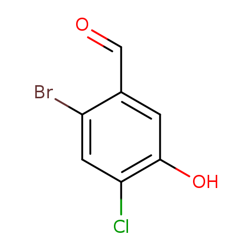2-bromo-4-chloro-5-hydroxybenzaldehyde