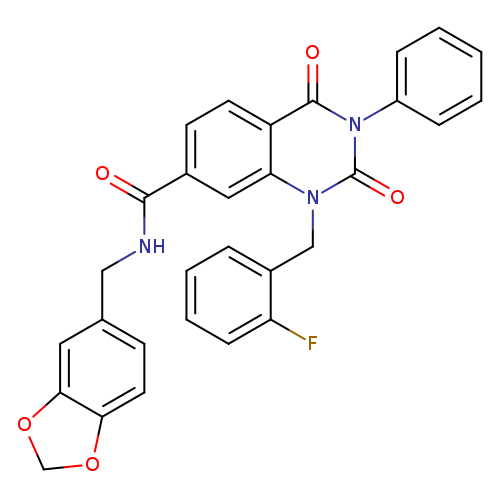 N-[(2H-1,3-benzodioxol-5-yl)methyl]-1-[(2-fluorophenyl)methyl]-2,4-dioxo-3-phenyl-1,2,3,4-tetrahydroquinazoline-7-carboxamide
