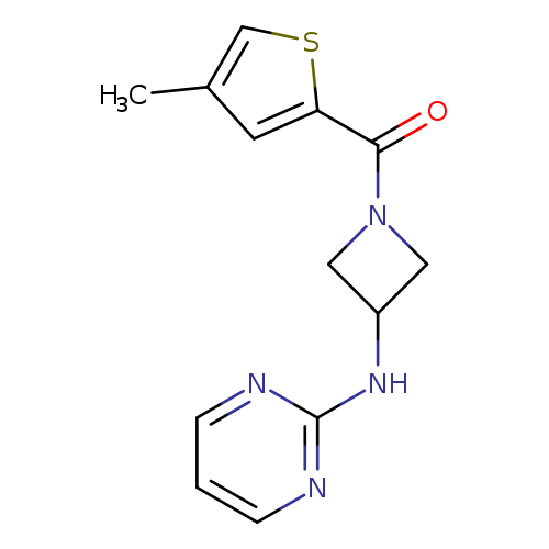N-[1-(4-methylthiophene-2-carbonyl)azetidin-3-yl]pyrimidin-2-amine