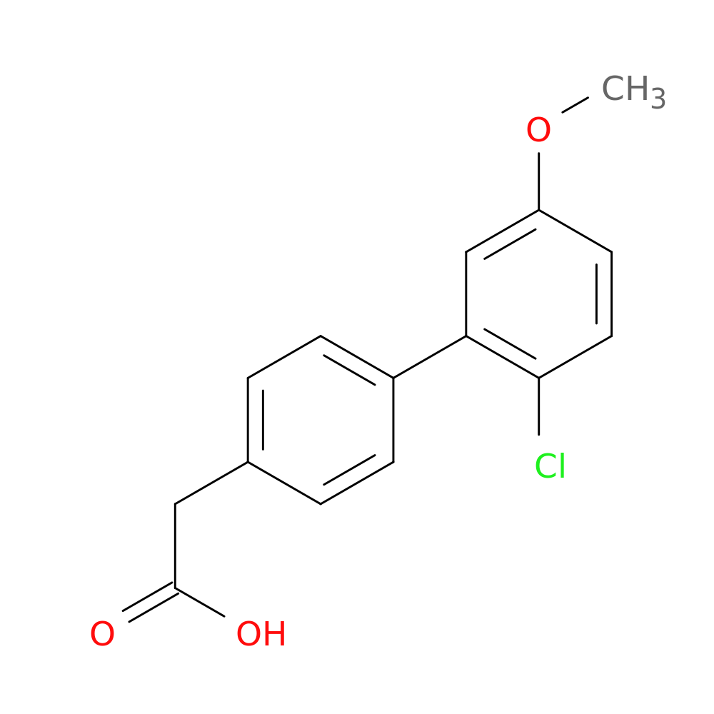 4-(2-Chloro-5-methoxyphenyl)phenylacetic acid