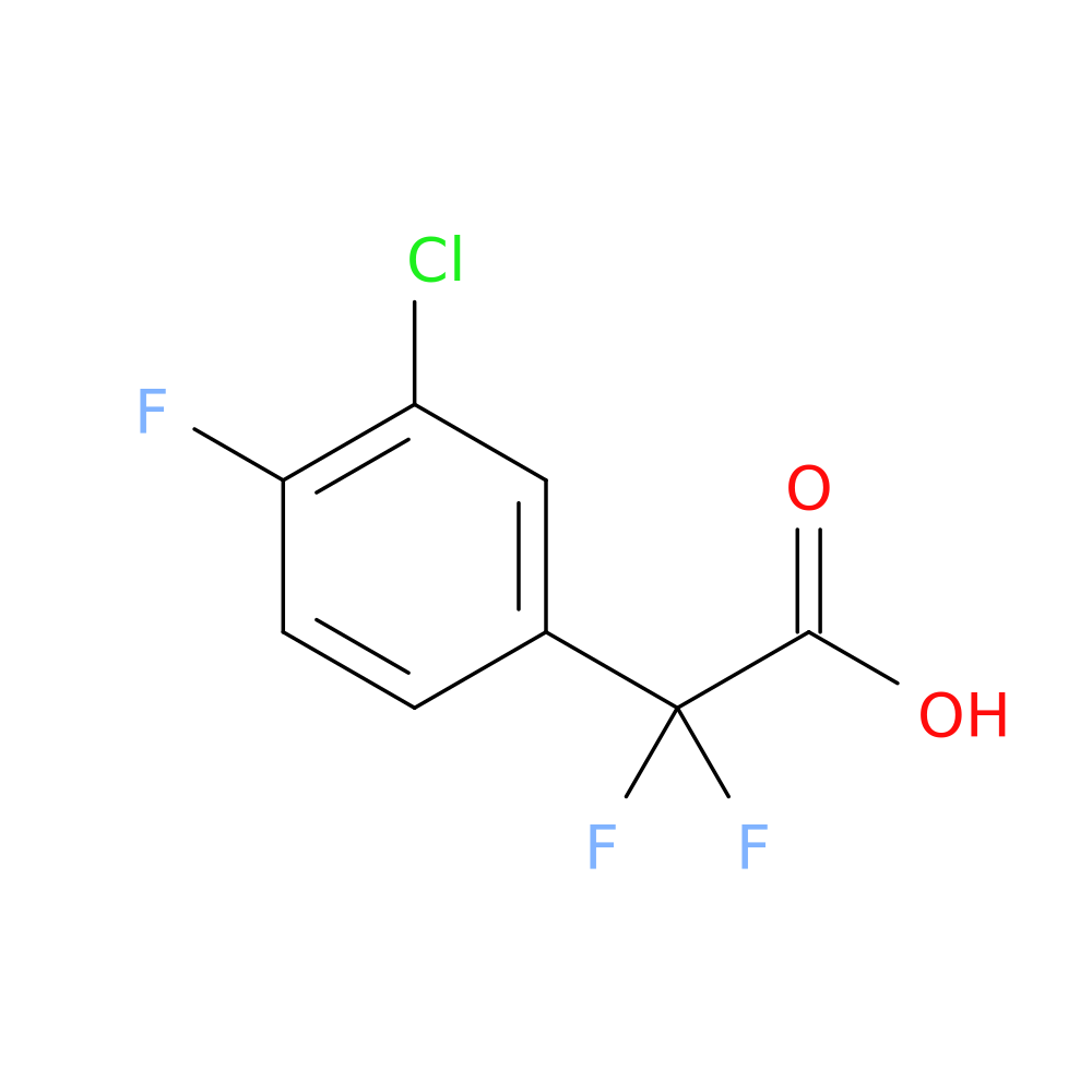 2-(3-chloro-4-fluorophenyl)-2,2-difluoroacetic acid
