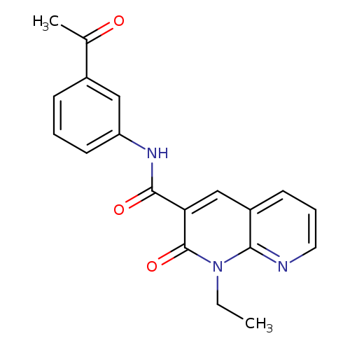 N-(3-acetylphenyl)-1-ethyl-2-oxo-1,2-dihydro-1,8-naphthyridine-3-carboxamide