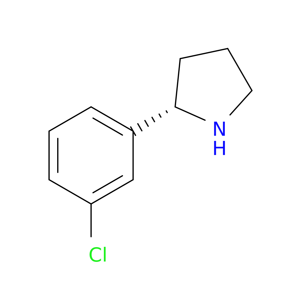 (S)-2-(3-chlorophenyl)pyrrolidine