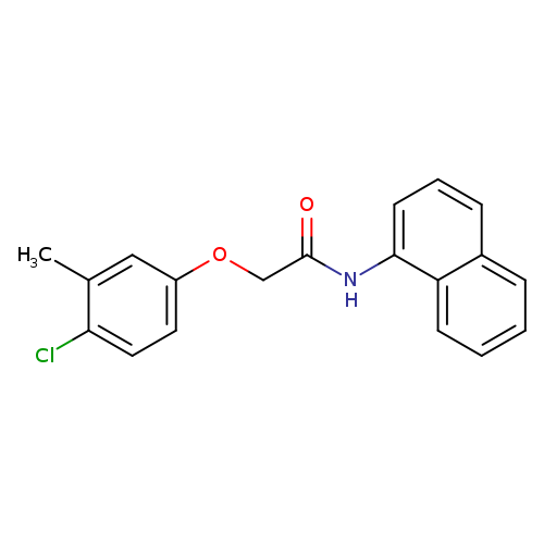 2-(4-chloro-3-methylphenoxy)-N-(1-naphthyl)acetamide